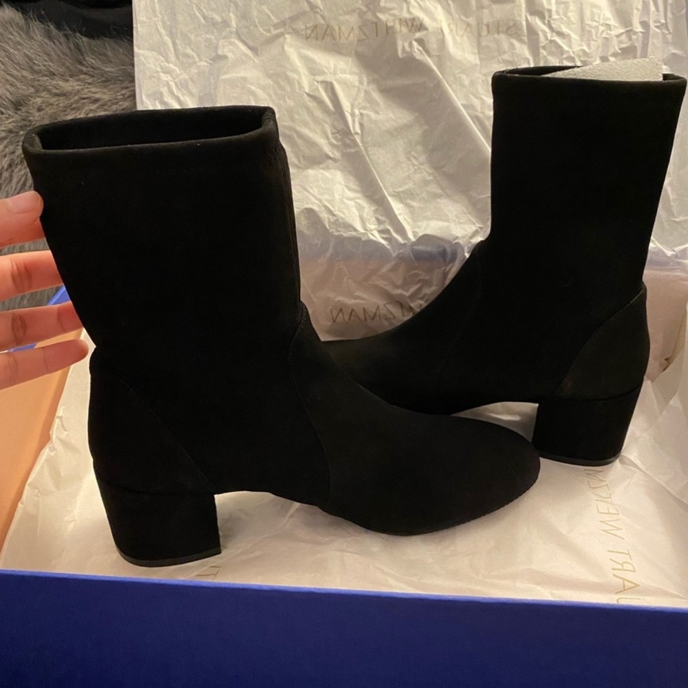 Stuart Weitzman Odetta City 50 Stretch Bootie